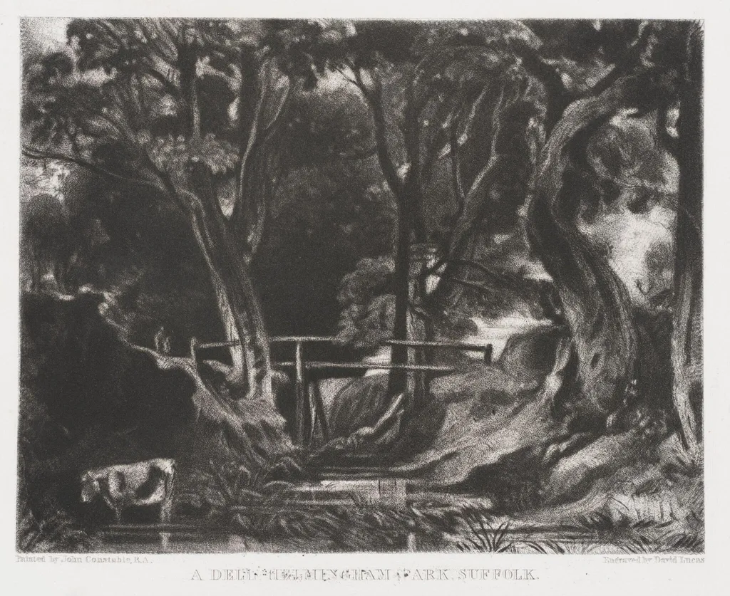A DELL, HELMINGHAM PARK, SUFFOLK, by John Constable