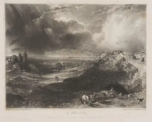 A HEATH, by John Constable