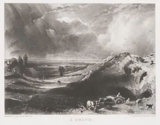 A HEATH, by John Constable