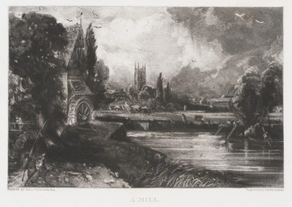 A MILL, by John Constable