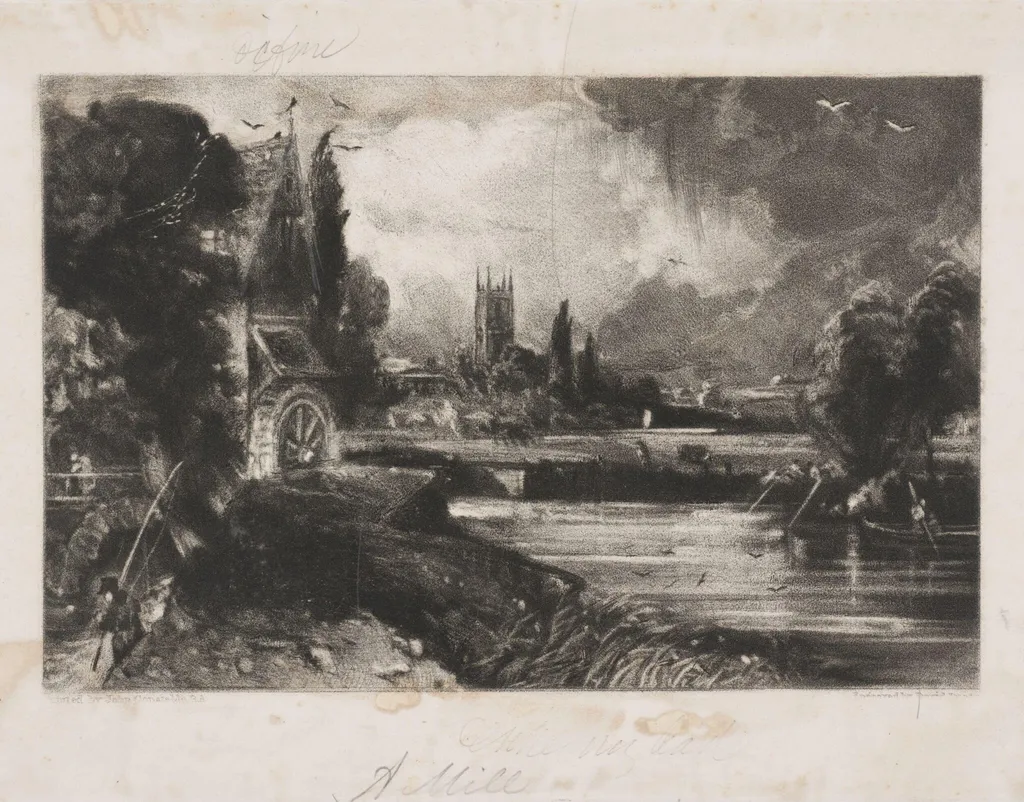 A Mill, by John Constable
