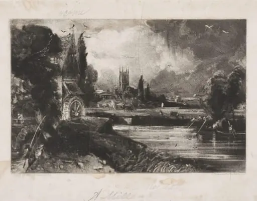 A Mill, by John Constable