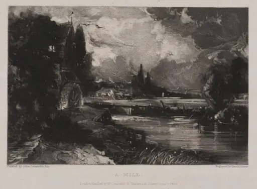 A MILL, by John Constable