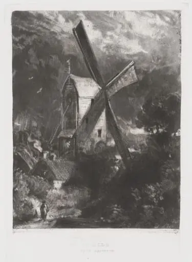 A MILL. NEAR BRIGHTON, by John Constable