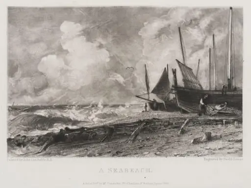 A SEABEACH, by John Constable