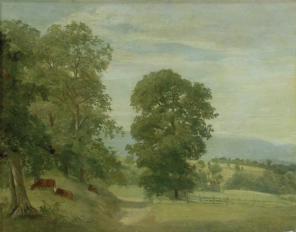 A Suffolk Landscape, by John Constable