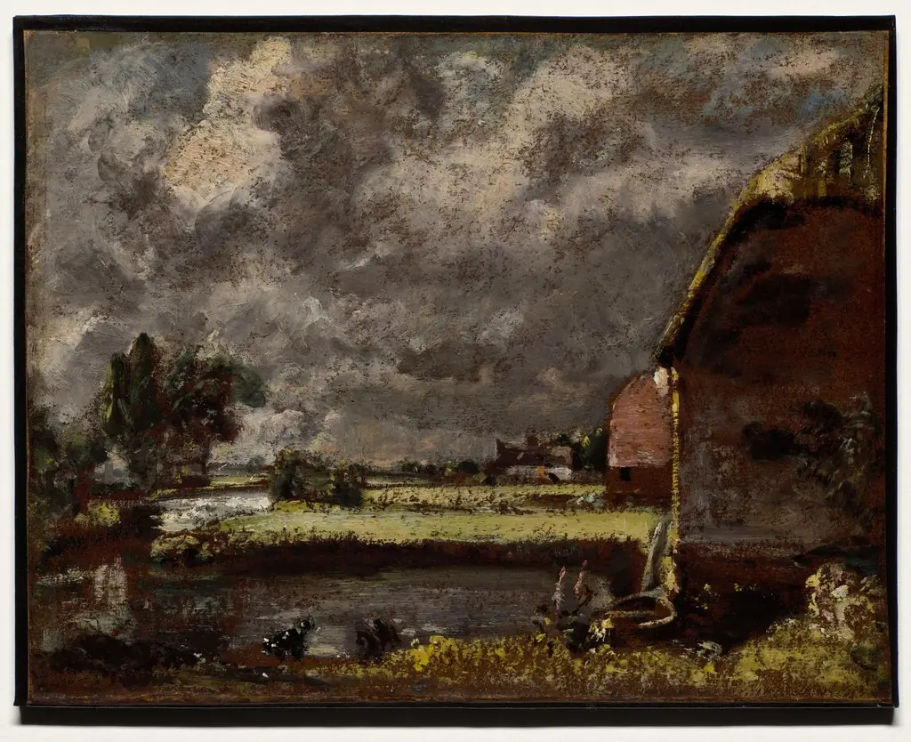 A View on the Banks of the River Stour, by John Constable