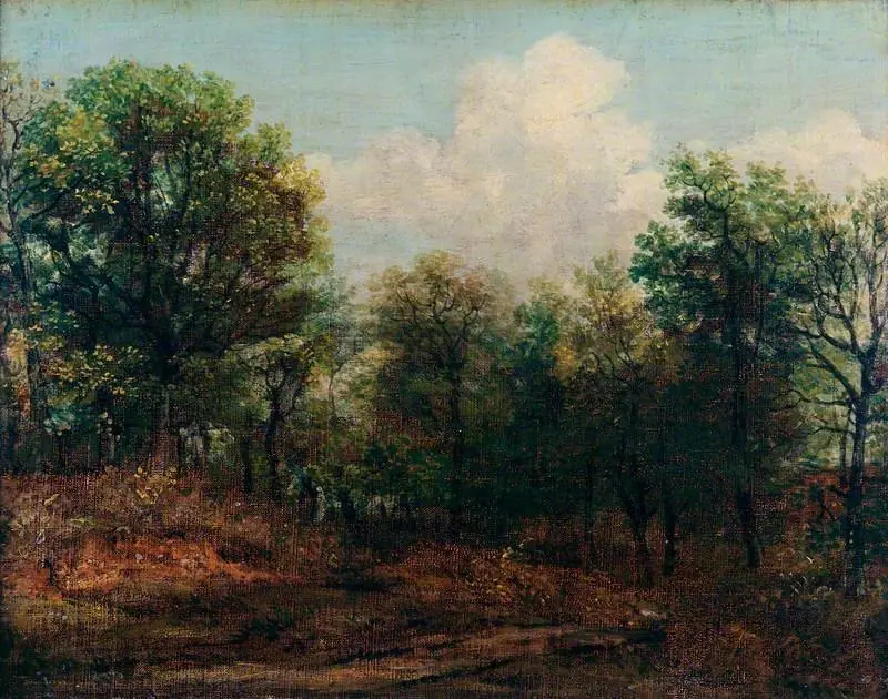 A Wood, by John Constable