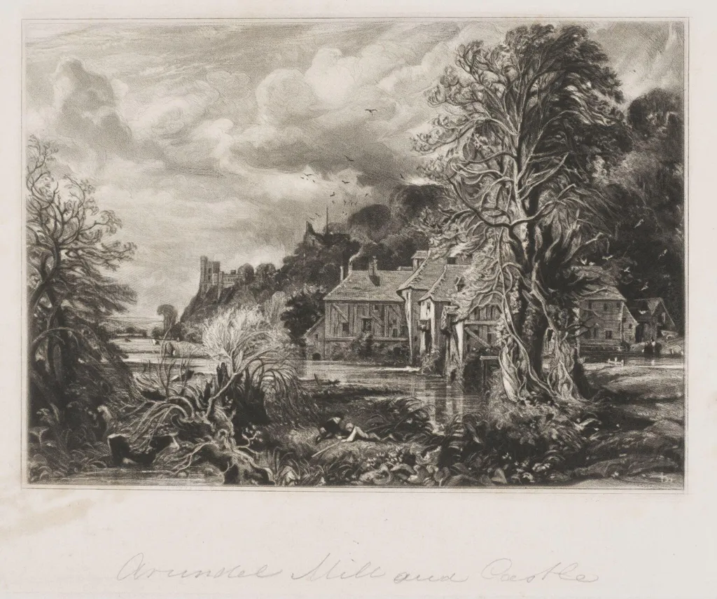 Arundel Mill and Castle, by John Constable