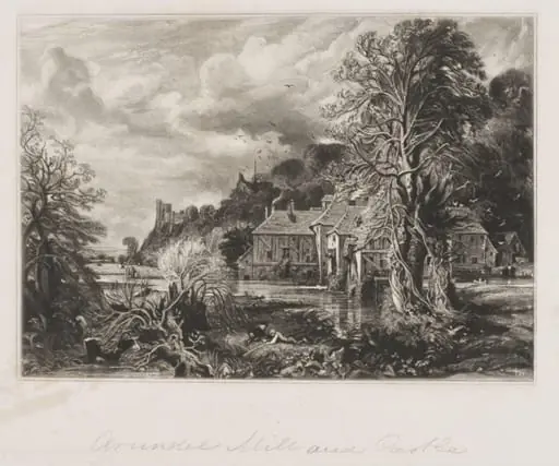 Arundel Mill and Castle, by John Constable