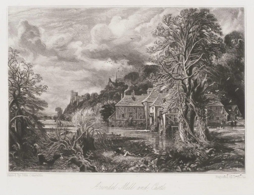 Arundel Mill and Castle, by John Constable