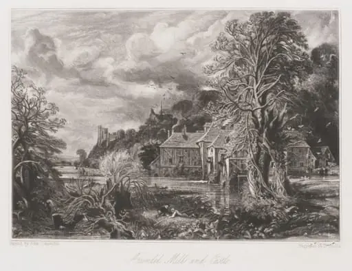 Arundel Mill and Castle, by John Constable
