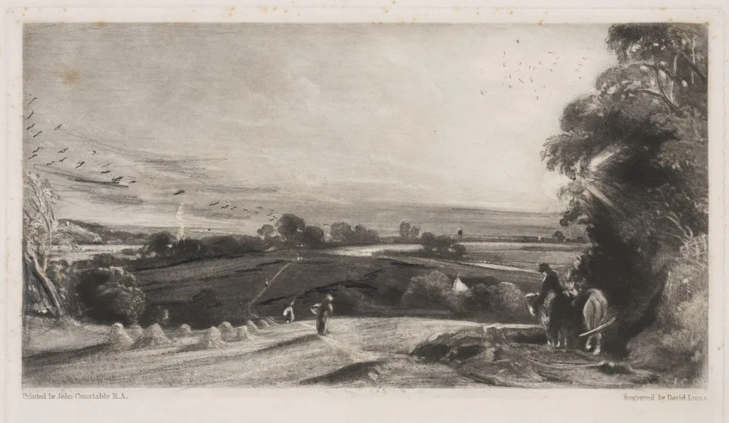 Autumnal Sun Set, by John Constable