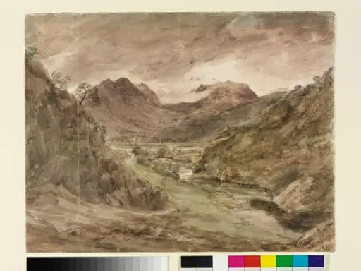 Borrowdale: view towards Glaramara., by John Constable