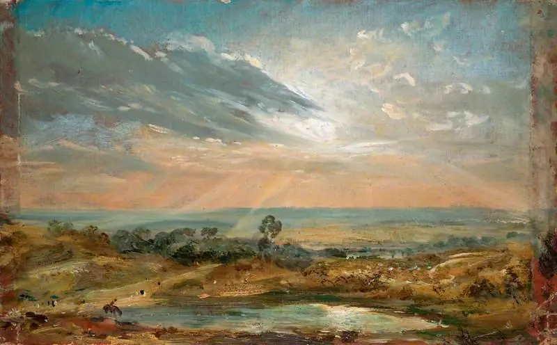 Branch Hill Pond, Hampstead, by John Constable
