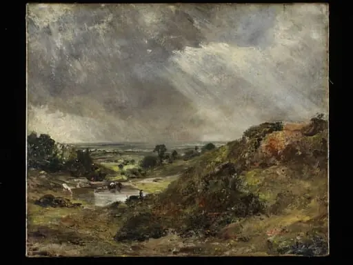 Branch Hill Pond, Hampstead, by John Constable