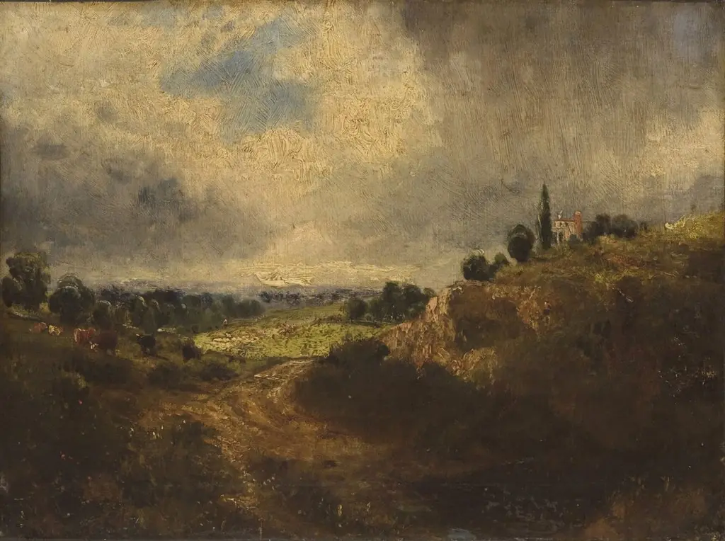 Branch Hill Pond, Hampstead Heath, by John Constable
