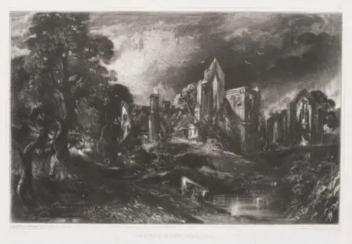 CASTLE ACRE PRIORY, by John Constable