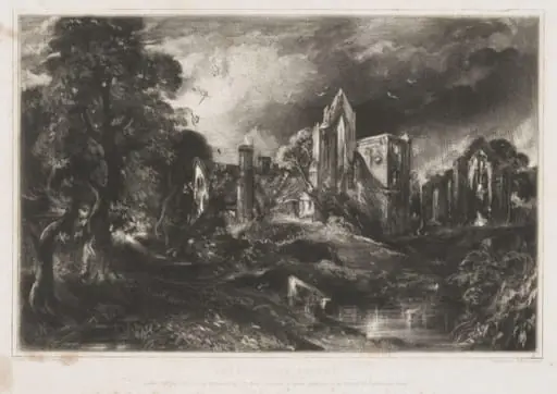 CASTLE ACRE PRIORY, by John Constable