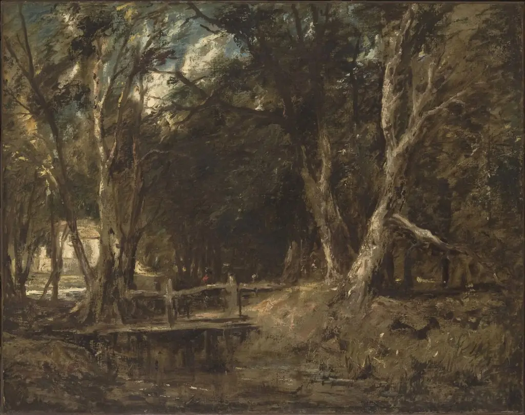 Dell at Helmingham Park (Philadelphia), by John Constable