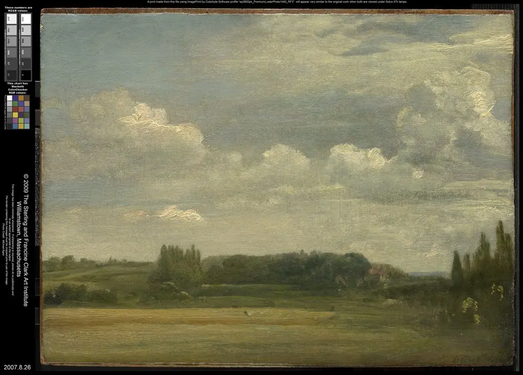 East Bergholt Common, View toward the Rectory, by John Constable
