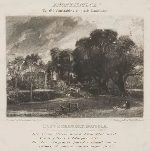 EAST BERGHOLT, SUFFOLK, by John Constable