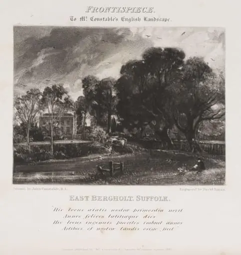 EAST BERGHOLT, SUFFOLK, by John Constable