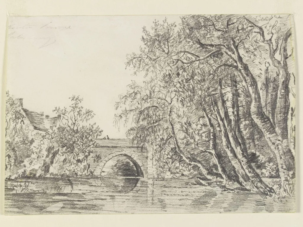 Fisherton Bridge, Salisbury, by John Constable, 1829
