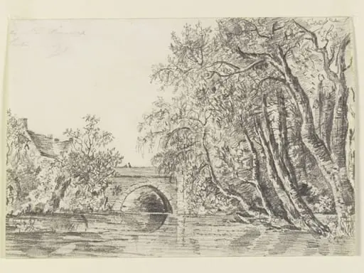 Fisherton Bridge, Salisbury, by John Constable