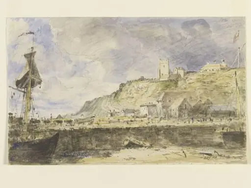 Folkestone Harbour, by John Constable