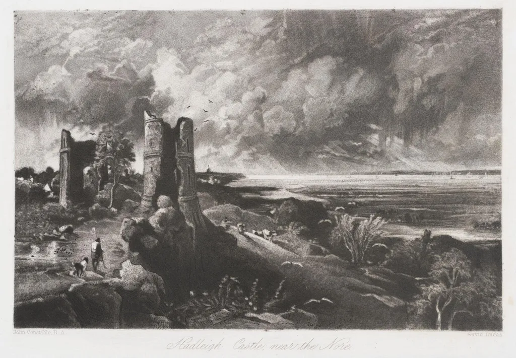 Hadleigh Castle, near the Nore, by John Constable