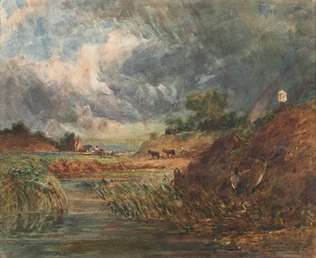 Hampstead Heath, by John Constable, 1804