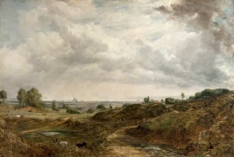 Hampstead Heath, by John Constable