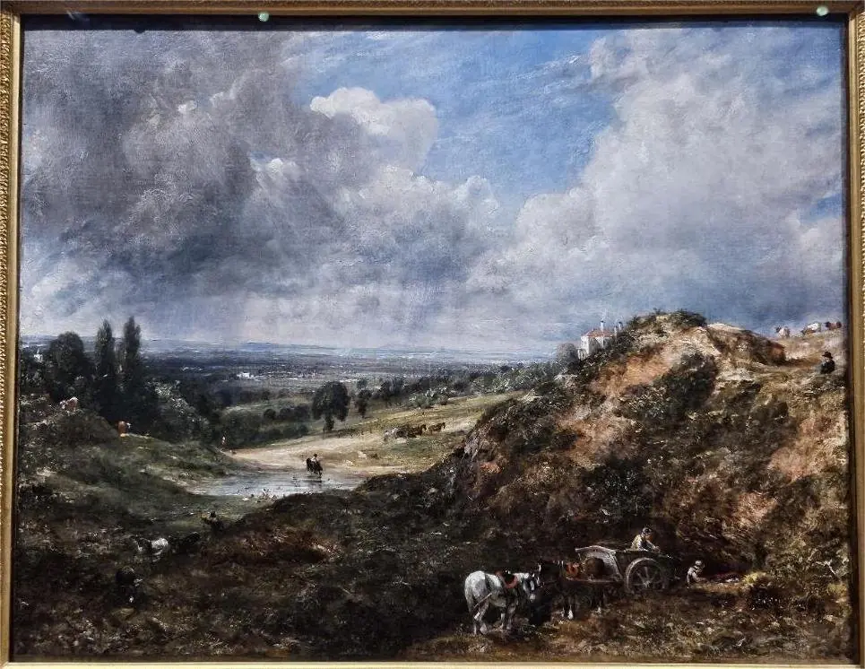 Hampstead Heath, Branch Hill Pond, by John Constable