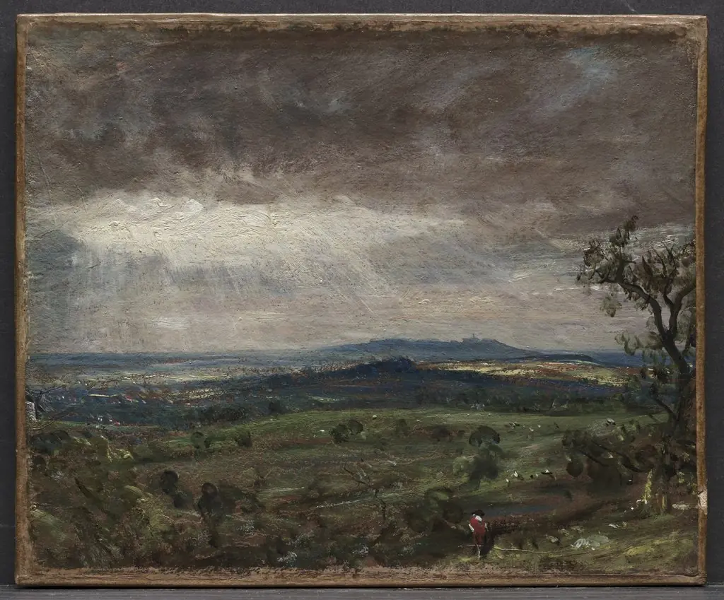 Hampstead Heath, Looking Toward Harrow, by John Constable