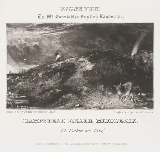 HAMPSTEAD HEATH, MIDDLESEX, by John Constable