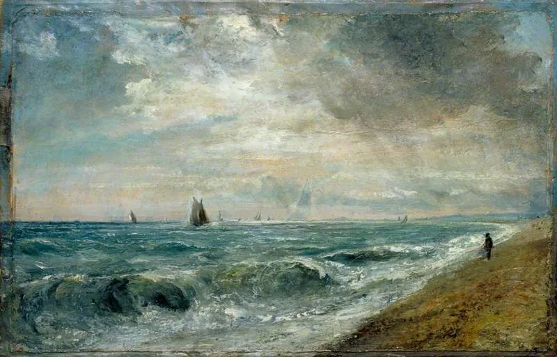 Hove Beach, by John Constable, unspecified, 1824