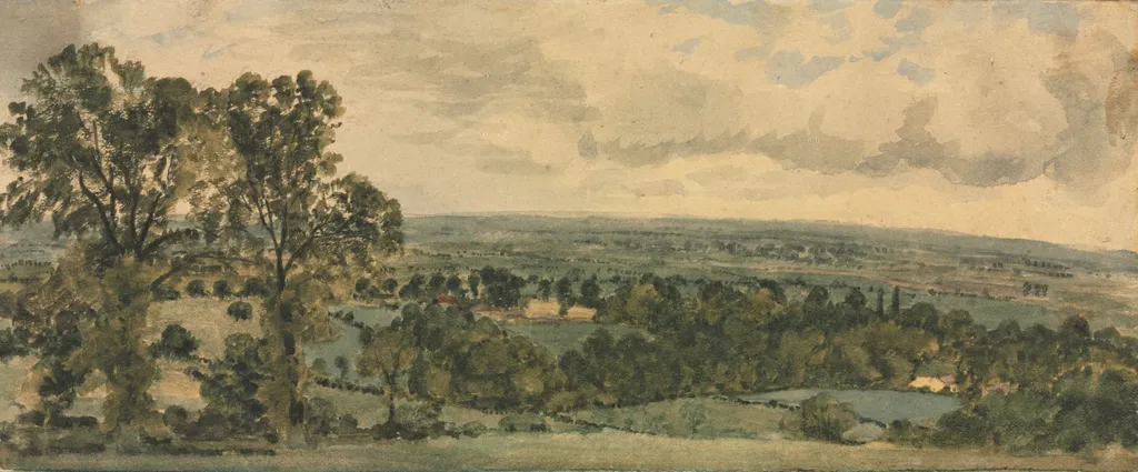 Landscape, by John Constable, 1814