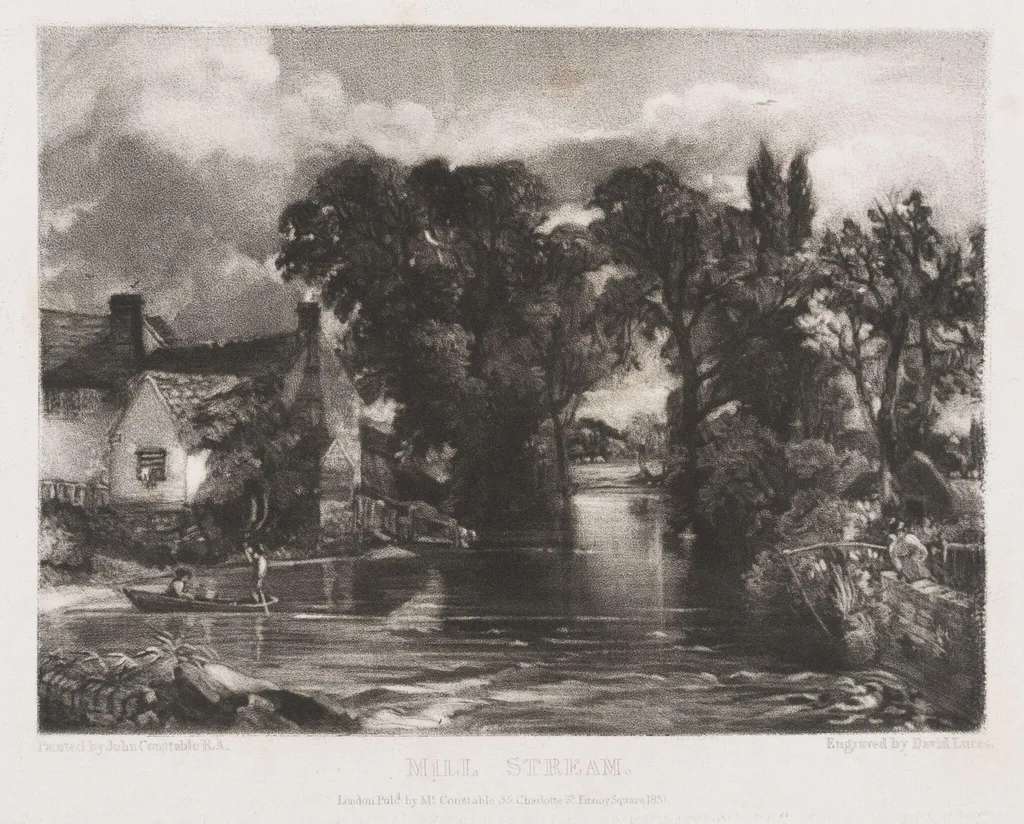 MILL STREAM, by John Constable, 1831
