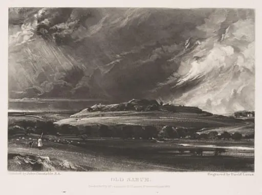 OLD SARUM, by John Constable