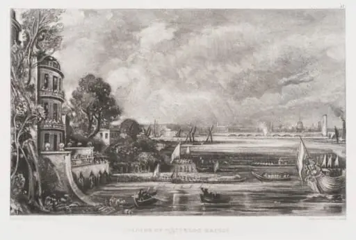 OPENING OF WATERLOO BRIDGE, by John Constable