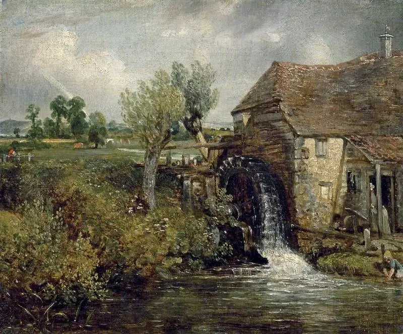 Parham's Mill, Gillingham, Dorset, by John Constable