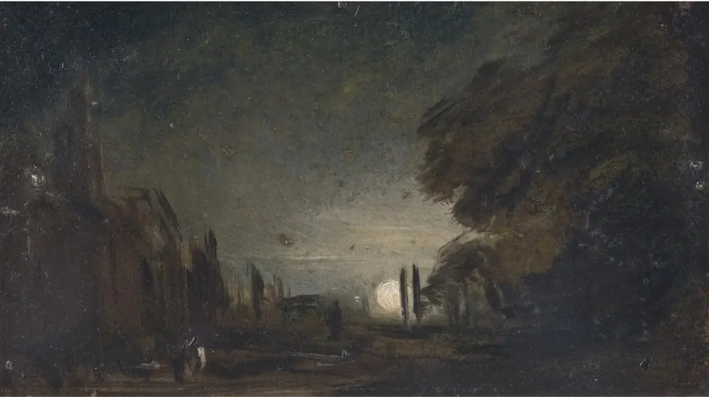 Rising Moon, by John Constable
