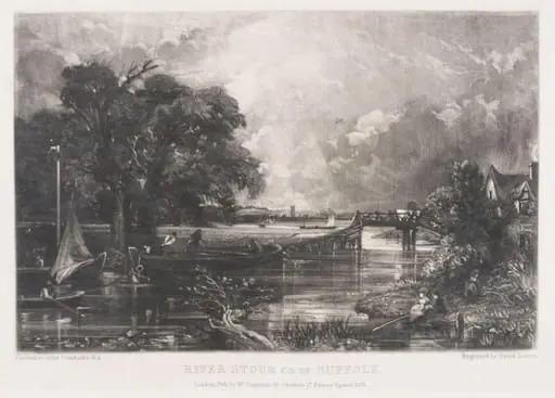 RIVER STOUR CO: OF SUFFOLK, by John Constable