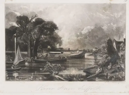 River Stour, Suffolk, by John Constable