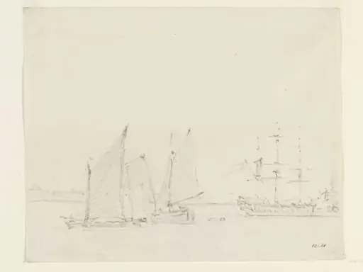 Shipping in the Thames, by John Constable