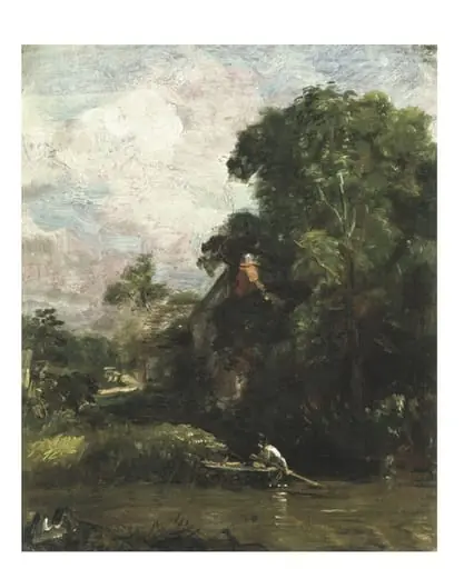 Sketch for <i>The Valley Farm</i>, by John Constable
