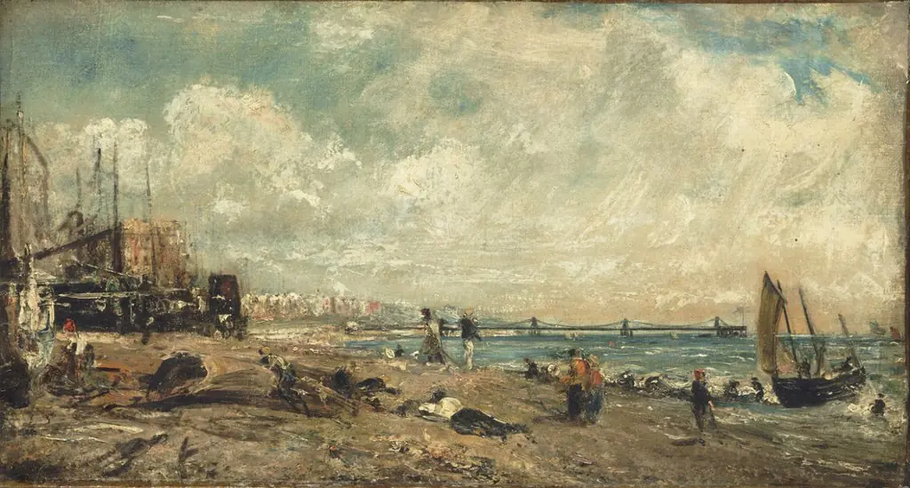 Sketch for The Marine Parade and Chain Pier, Brighton, by John Constable