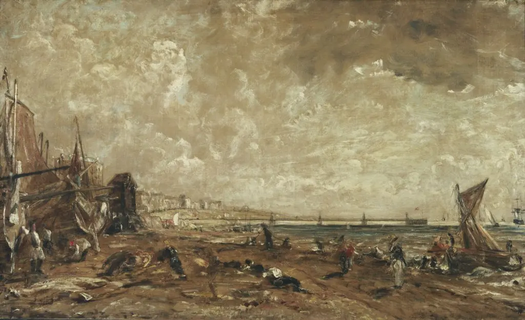 Sketch for The Marine Parade and Chain Pier, Brighton, by John Constable