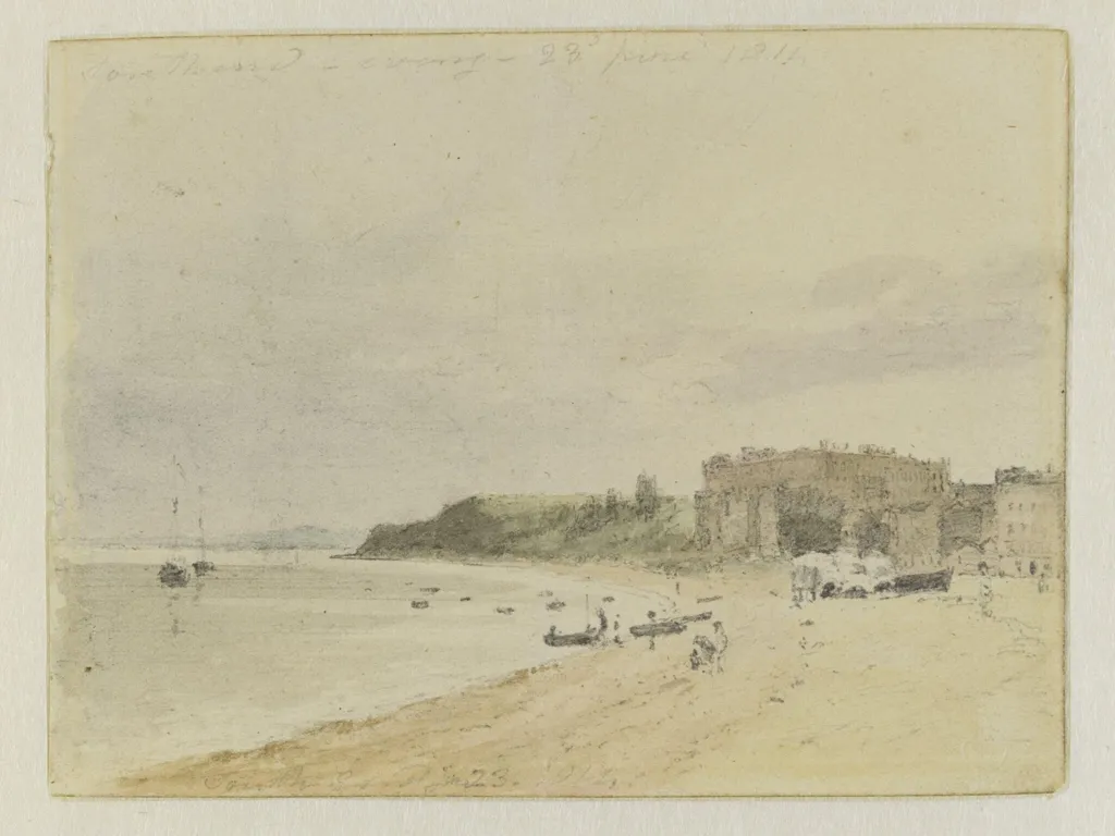 Southend, by John Constable, watercolor, 23